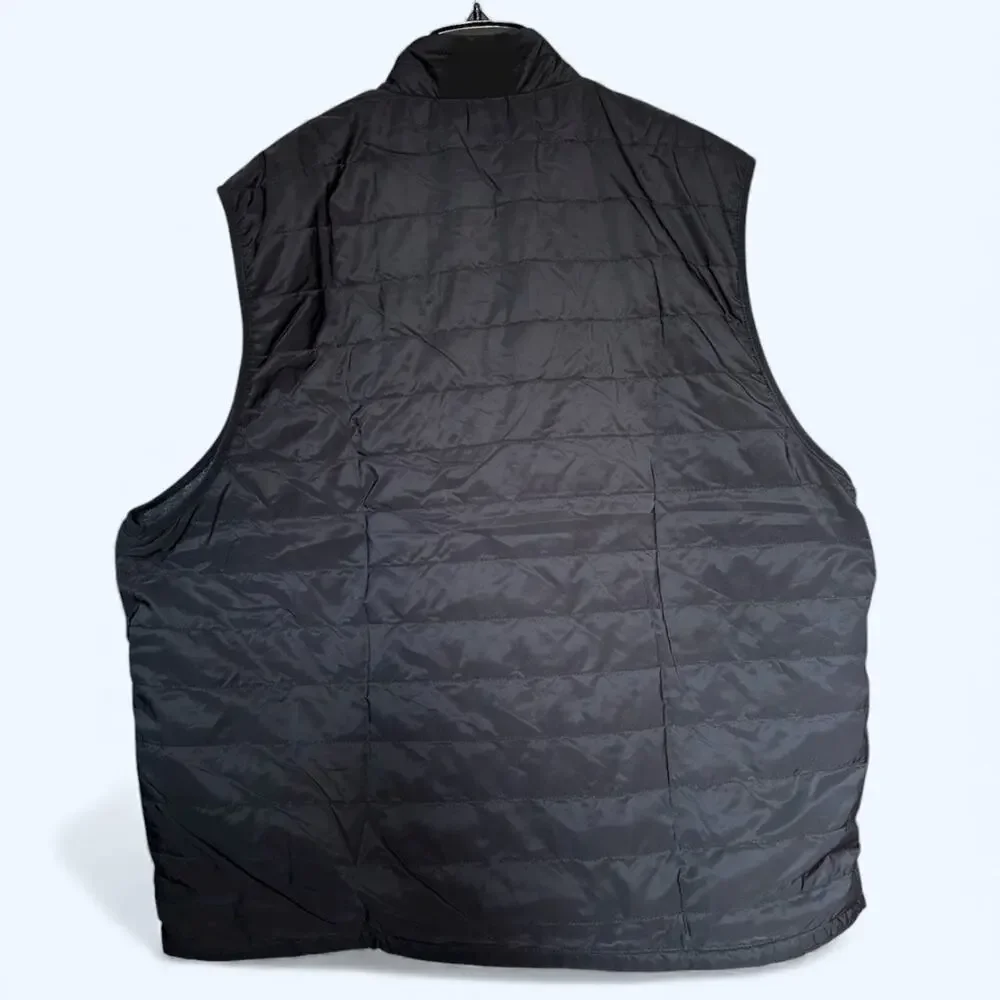 Banana Republic Men's Quilted Full Zip Vest Black Size XXL
